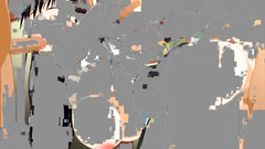 Many hard cocks for a busty brunette babe