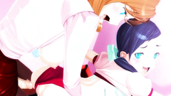 Futanari fuck with sexy hentai cuties in porn cartoon