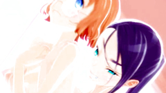 Sweet and adorable cuties in hentai cartoon