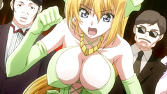 Hot brunette babe in classy lingerie in porn toon