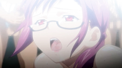 Big breasted bookworm gets into the trouble