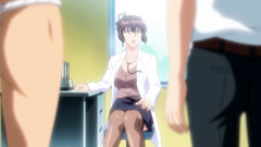 Big breasted bookworm gets into the trouble