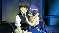 Handsome bookworm with big tits and nipples in sex toon