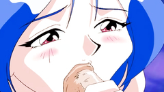 Cancer-dude fucks hot hentai cutie and cums on her face