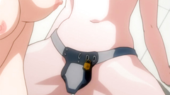 Hot school futanari fuck and cock-jerking