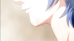 Young teen takes facial after a cock-sucking