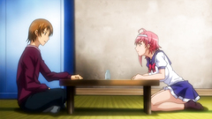 Redhead maid with big boobs is a submissive slut