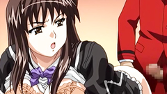 Handsome brunette schoolgirl fucked in the classroom