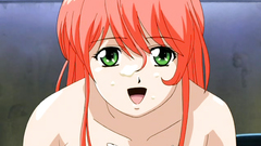 Rough threesome fuck for a slutty hentai cutie