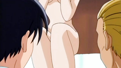 Tied lady forces to fuck in hentai porn cartoon