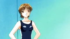 Hentai teen loves to swim and loves to fuck