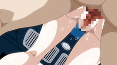 Hot brunette with big tits gets cum covered