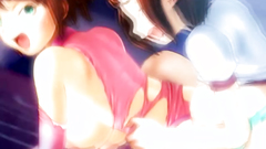 Futanari fuck with young and sexy hentai sluts