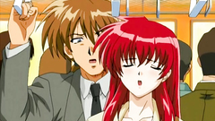 Redhead hentai cutie is a lustful sexy slut!