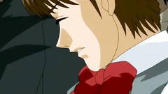 Short-haired cutie gets groped in the train