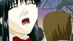 Sweet shy brunette girl gets fingered in public