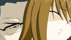 Busty brunette hentai girl abused in the train