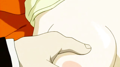 Helpless girl with big tits forced in the train