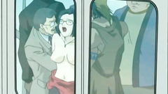 Busty brunette milf shocked by too many attention