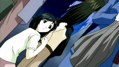 She goes down on her knees and licks woman's ass