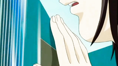 Young black-haired hottie forced to suck in the train