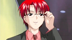 Intense fuck for slender teenage couple in hentai toon