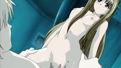 Passionate fuck with young long-haired beauty