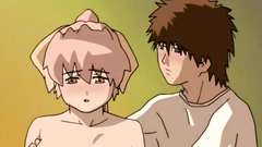 Naked teen with round ass blows dick with passion