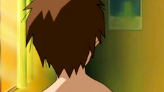 Nude sex babe kisses her lover in his lips