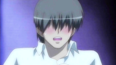 Hot babe with large breasts rides hard cock