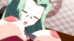 Blonde feels pain and pleasure at the same time