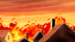 Handsome wet babes look surprised in this cartoon