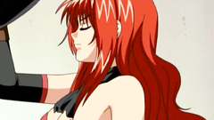 Redhead hentai beauty attacked by monsters