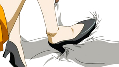 Naked brunette rides her horny lover in cartoon