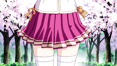 Young and handsome schoolgirl in sexy school uniform