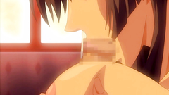 Young and handsome schoolgirl in sexy school uniform