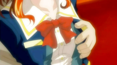 Red-haired hentai beauty banged hard from behind