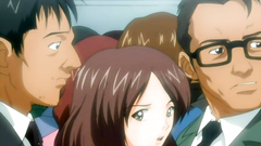 Public molested hentai beauty can't say "no"