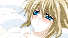 So young and innocent blonde girl in erotic cartoon