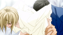 Barely legal teen with blonde hair in hentai toon