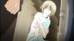 Innocent-looking blonde babe in hentai toon