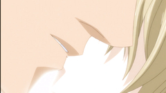 Innocent-looking blonde babe in hentai toon