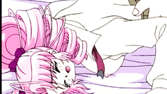 Sweet cartoon babe takes big cock in her mouth