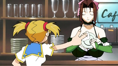 Sweet and beautiful hentai girls in erotic cartoon