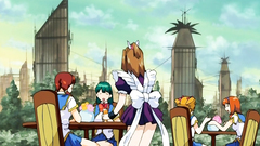 Sweet and beautiful hentai girls in erotic cartoon