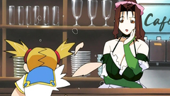 Sweet and beautiful hentai girls in erotic cartoon