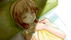 Passionate titjob from busty hentai teen