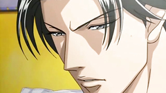 Gay couple in their passionate oral pleasure