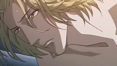 Gay couple having fun together in hentai cartoon