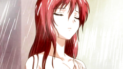 Sweet redhead babe has beautiful round boobs